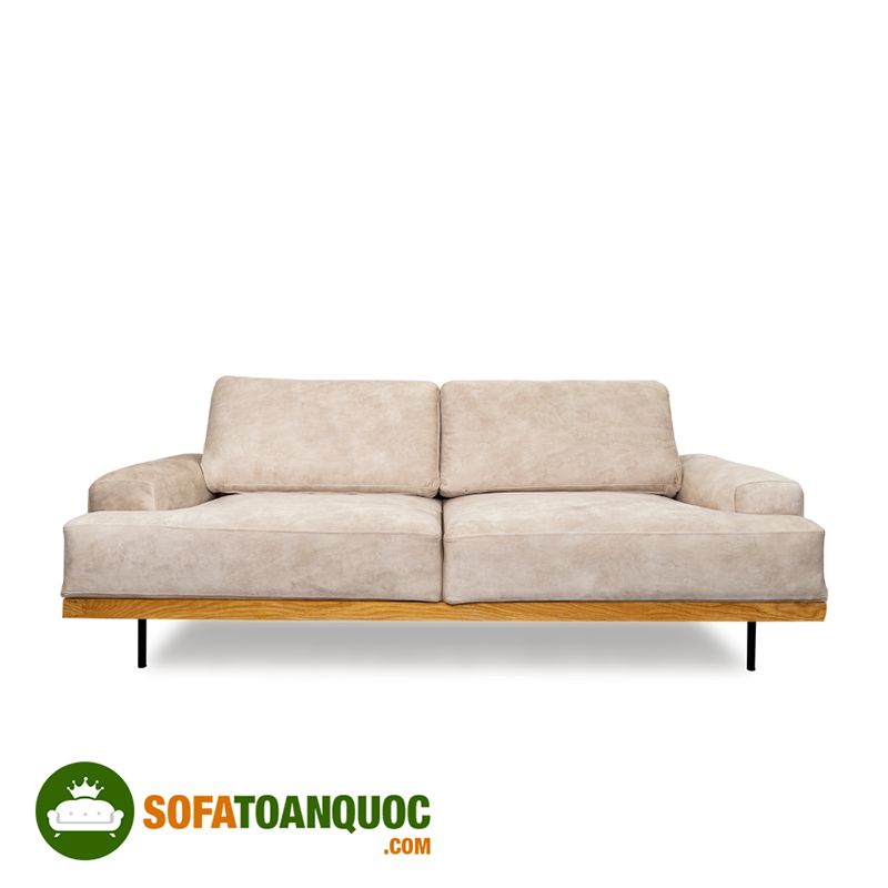 sofa vải microfiber dạng nhung đẳng cấp